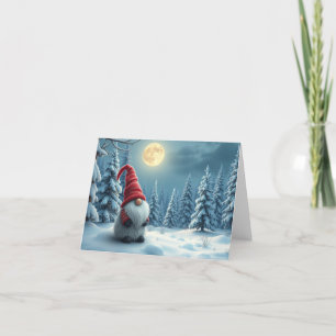 Agradecimiento Tarjeta de Navidades de gnome