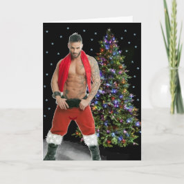 Agradecimiento Tarjeta de Navidades de Hunk Buff Santa