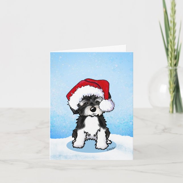 Agradecimiento Tarjeta de Navidades de KiniArt Havanese (Anverso)