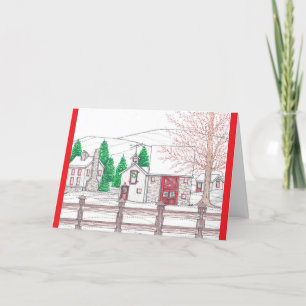 Agradecimiento Tarjeta de Navidades de la granja de vacaciones