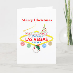 Agradecimiento Tarjeta de Navidades de Las Vegas