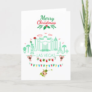 Agradecimiento Tarjeta de Navidades de Las Vegas
