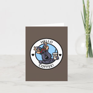Agradecimiento Tarjeta de Navidades de Lover para café de Terrier