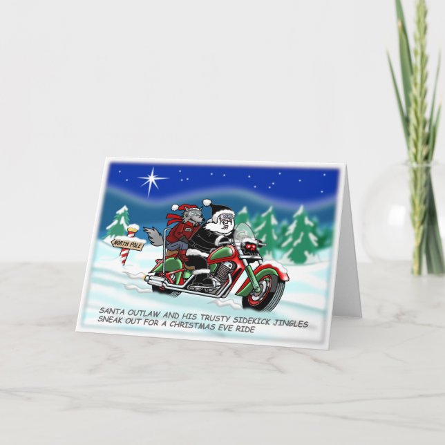 Agradecimiento Tarjeta de Navidades de Santa Outlaw© (Anverso)