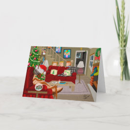 Agradecimiento Tarjeta de Navidades de Surprise Santa