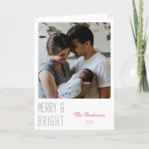 Tarjeta de Navidades fotográficos personalizados M