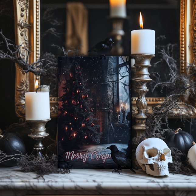 Agradecimiento Tarjeta de Navidades Merry Creepmas (Subido por el creador)