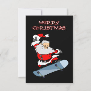Agradecimiento Tarjeta de Navidades para patinaje en Santa Navida