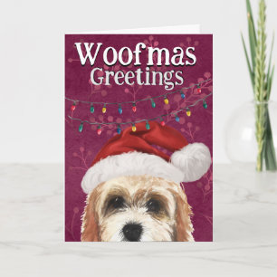 Agradecimiento Tarjeta de Navidades personalizados de su Cockapoo
