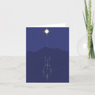 Agradecimiento Tarjeta de Navidades plegados pequeños