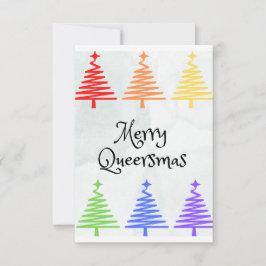 Agradecimiento Tarjeta de Navidades queer