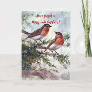 AGRADECIMIENTO TARJETA DE NAVIDADES ROBINS MILES APART