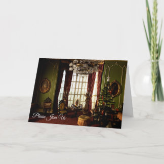 Agradecimiento Tarjeta de Navidades victorianos - "Por favor, úna