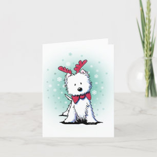 Agradecimiento Tarjeta de Navidades Westie