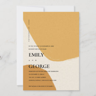 AGRADECIMIENTO TARJETA DE NUDO ATADO ABSTRACTO MODERNO NARANJA OX