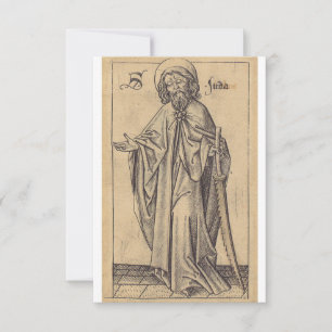 Agradecimiento Tarjeta de oración de la esperanza de San Judas Ta