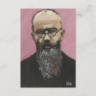Agradecimiento Tarjeta de oración de St. Maximilian Kolbe