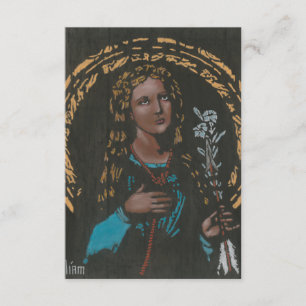 Agradecimiento Tarjeta de oración de Sta. Filomena