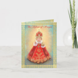Agradecimiento Tarjeta de Oración del Infante de Praga