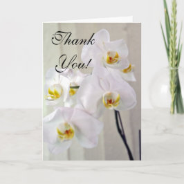 Agradecimiento Tarjeta de Orquídea Tropical Hawaiana