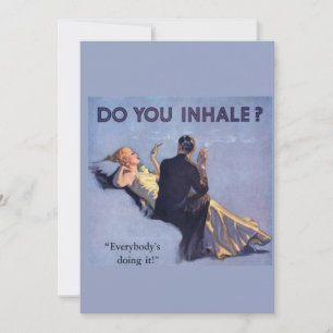 Agradecimiento Tarjeta de pareja de glamour de los años 1920 ¿inh