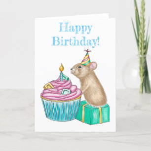 Agradecimiento Tarjeta de pastelería de cumpleaños feliz de Pika 