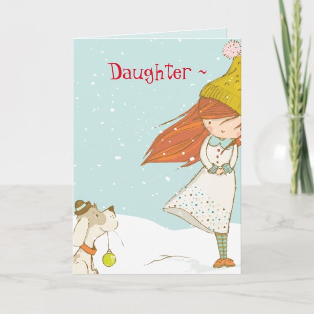 AGRADECIMIENTO TARJETA DE PERRO EN NAVIDADES HIJOS (Anverso)