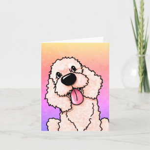 Agradecimiento Tarjeta de perro Labradoodle