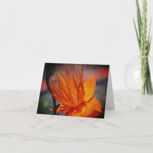 Agradecimiento Tarjeta de Personalizable de flores amarillas nara