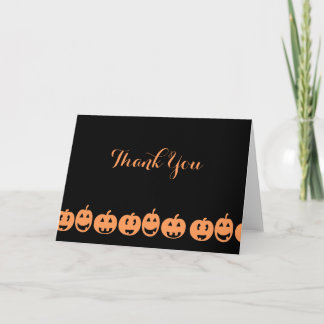 Agradecimiento Tarjeta de personalizable Gracias Halloween
