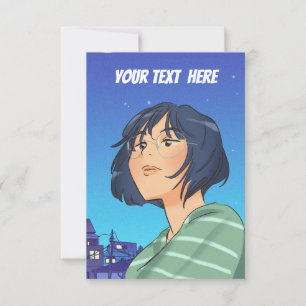 Agradecimiento tarjeta de personalizable para todas las ocasiones
