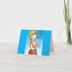 Agradecimiento Tarjeta de Personalizado de Office Politics