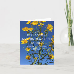 Agradecimiento Tarjeta de presupuesto de Hamlet