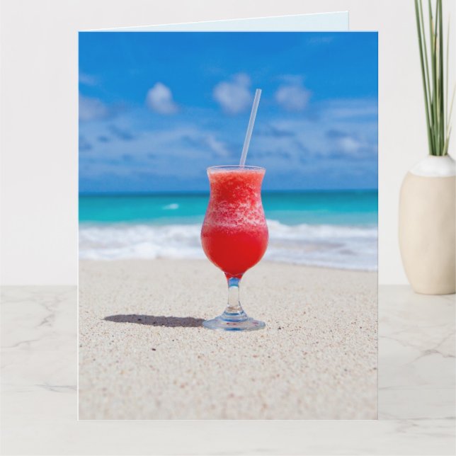 AGRADECIMIENTO TARJETA DE RECIBIMIENTO DEL CUMPLEAÑOS DE BEBIDA E (Anverso)