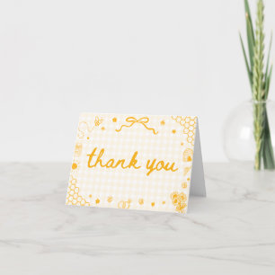 Agradecimiento Tarjeta de Regalo de Despedida de Soltera con Pana