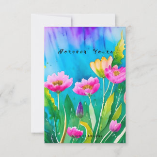 Agradecimiento Tarjeta de regalo romántica regalo de amor, compar