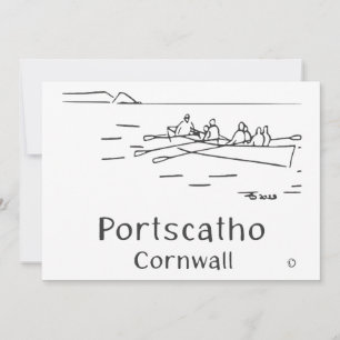 Agradecimiento Tarjeta de remeros de Portscatho Gig