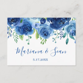 Agradecimiento Tarjeta de respuesta de código QR de boda floral a