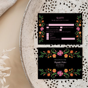 Agradecimiento Tarjeta de Respuesta para Boda de Fiesta Floral Me