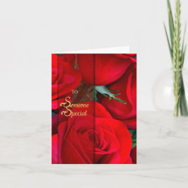 Agradecimiento Tarjeta de Rosa Romántica