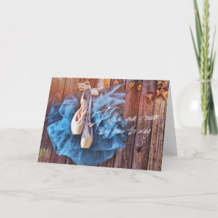 Agradecimiento Tarjeta de saludo BALLERINA DREAMS