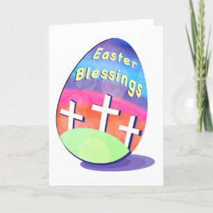 Agradecimiento Tarjeta de saludo de Bendición de Pascua