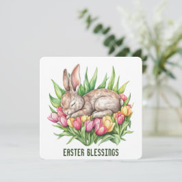 Agradecimiento Tarjeta de saludo de Bendición de Pascua