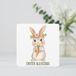 Agradecimiento Tarjeta de saludo de Bendición de Pascua