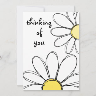 Agradecimiento Tarjeta de saludo de Daisy