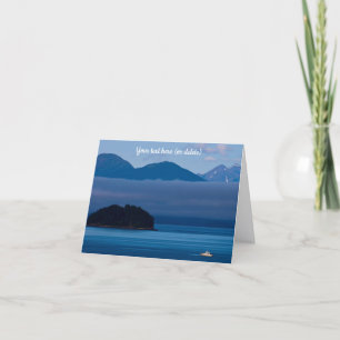 Agradecimiento Tarjeta de saludo de Icy Strait Point, Hoonah, Ala