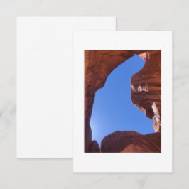 Agradecimiento Tarjeta de saludo de los Arcos del Parque Nacional