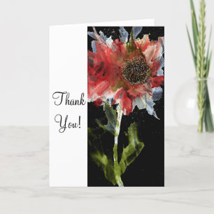 Agradecimiento Tarjeta de saludo floral