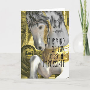 Agradecimiento Tarjeta de saludo FLYING HORSES