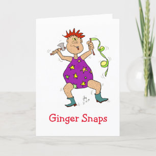 Agradecimiento Tarjeta de saludo Ginger Snap